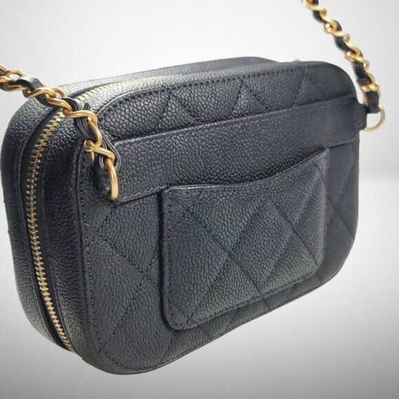 Chanel Stunning Authentic Caviar Quilted Waist Bag Black - New - Never Worn - Picture 10 of 16